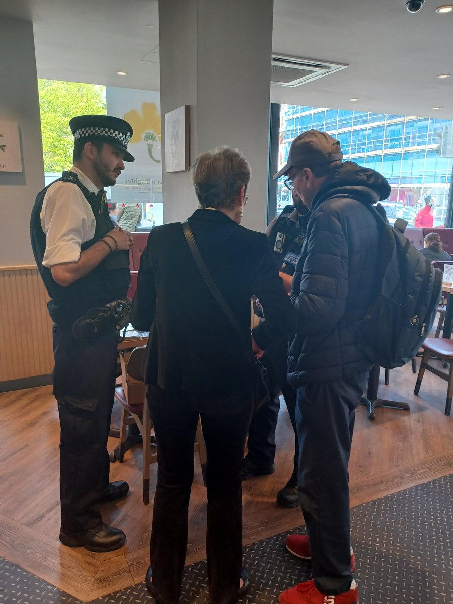 Hi, Today officers from Kilburn SNT were conducting community contact session at Pret a Manger, Kilburn High Rd from 1200hrs to 1300hrs. Don't miss the next one on Thursday 23rd May 2024 from 1300hrs to 1400hrs at Kilburn Post Office, Kilburn High Rd.