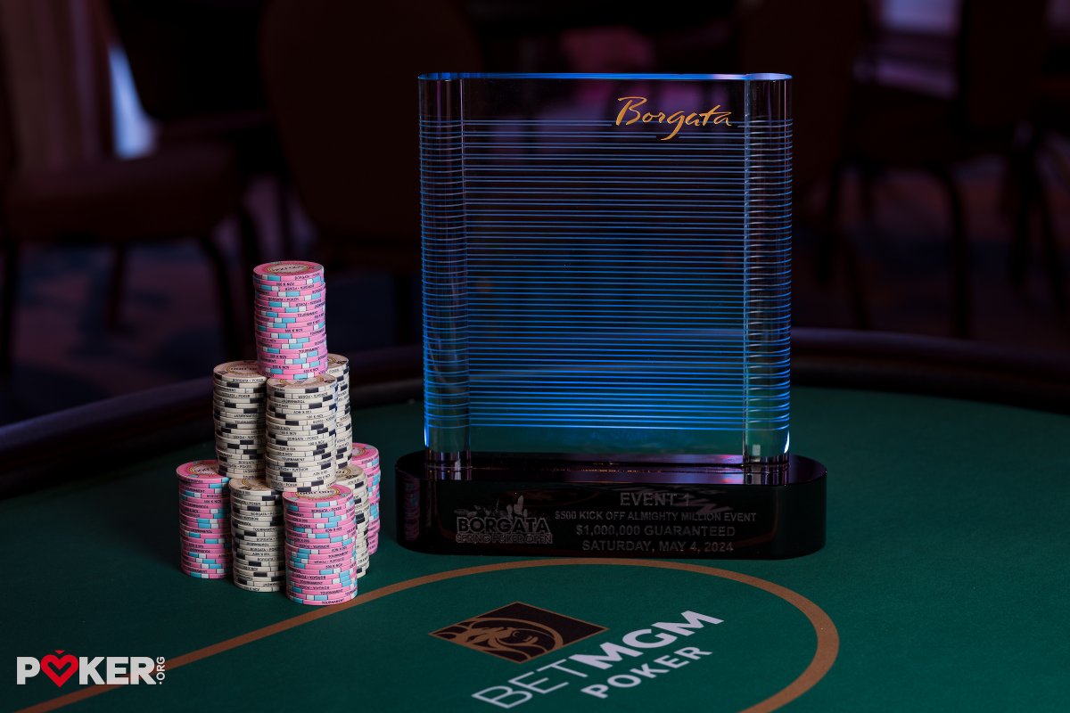The Kick Off Almighty Million Final Table live stream is upon us. Cards in the air @ 3PM bit.ly/3JNU6ym Payouts 👇 1. $214,615 2 .$145,642 3. $99,269 4. $65,729 5. $44,637 6. $33,979 7. $26,253 8. $20,763 Gambling Problem? Call 1-800-GAMBLER