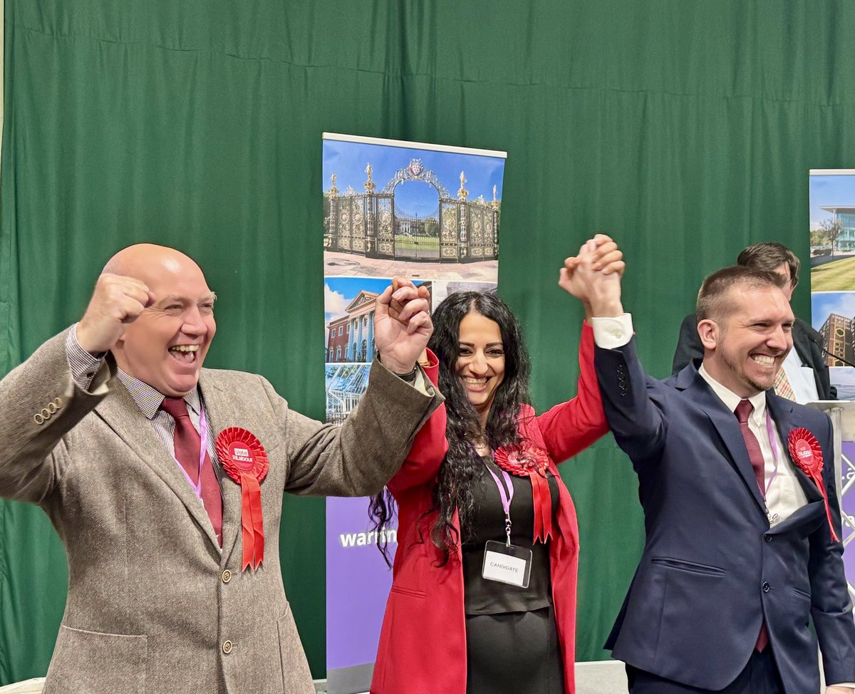 Absolutely delighted to be re-elected alongside the Labour veteran Steve Wright and rising star @shireenlabour! Thank you to every resident who voted and put your trust in us to continue delivering for you, we won’t let you down. Bewsey and Whitecross Cecilia Critchley,…