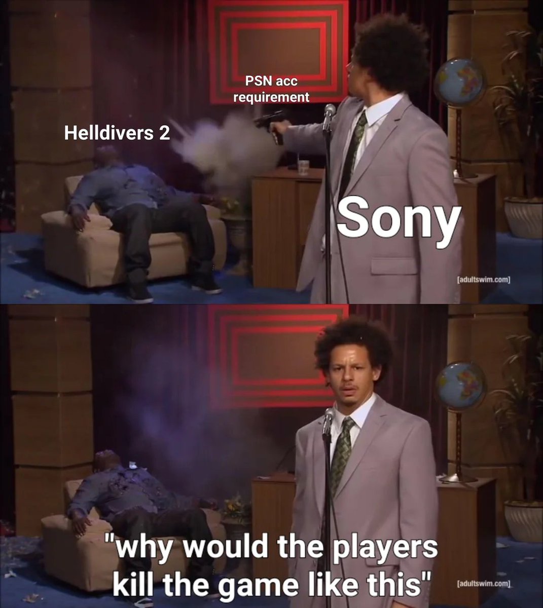 Fuck around and find out

SONY made a mistake fucking with probably one of the most unified fanbases I've ever seen, so of course they're going to stage a walk out and nuke the game reviews, force refunds and make a statement out of the corporations -- have they played the game?