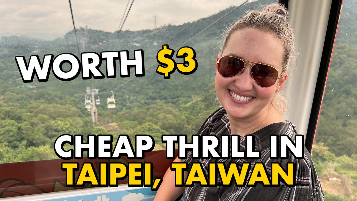 For just $3 you can ride one of the longest cable car journeys in the world in #Taipei #Taiwan. Add this #gondola trip to your itinerary!

Watch our video to experience this cheap thrill: bit.ly/taiwangondola

<a href="/ReachGlobalMktg/">Reach Global</a> #traveltips #貓空 #貓空纜車 #travel #Travelogue