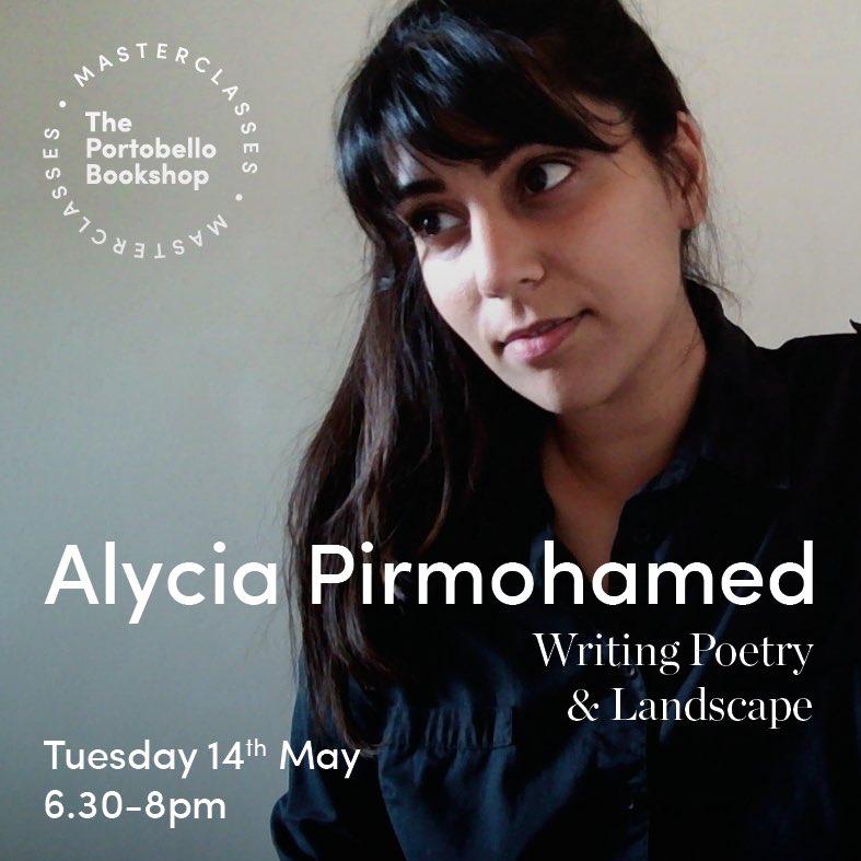 Interested in writing about nature and landscape? 🌿 There’s still tickets left for our poetry masterclass with the wonderful @a_pirmohamed - find more information & tickets on our website ✨ theportobellobookshop.com/events/writing…