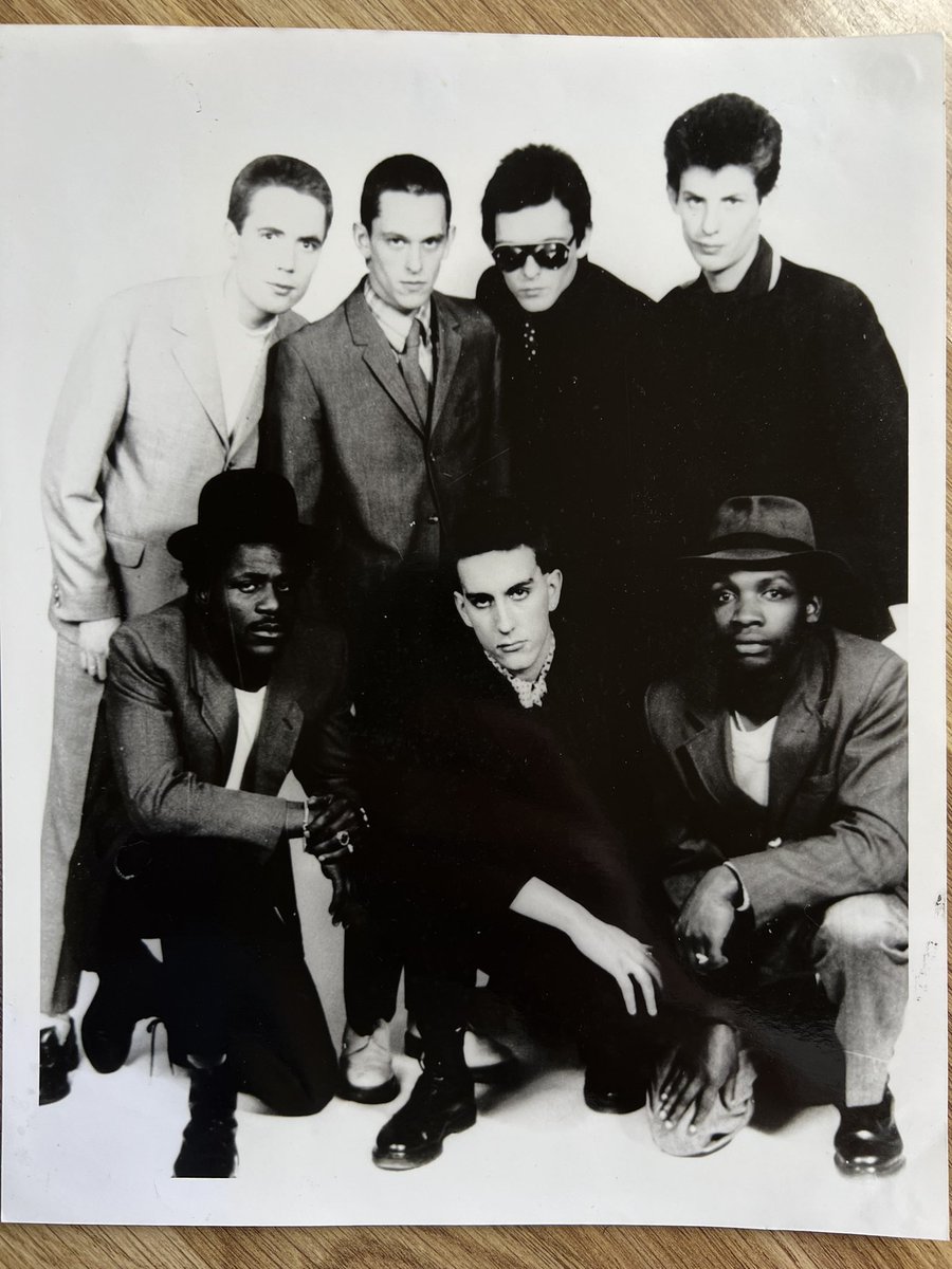 Early promo shot of The Specials #TheSpecials #2Tone #terryhall