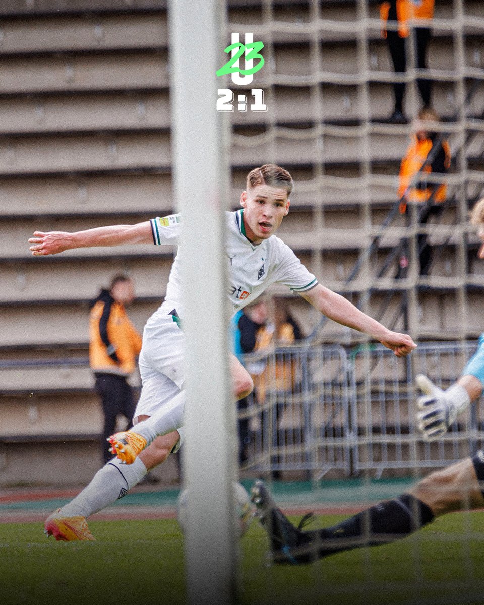 Heimsieg für unsere U23! Gegen den SC Fortuna Köln gewinnt die junge FohlenElf mit 2:1 und sichert sich damit den Klassenverbleib 😍💚