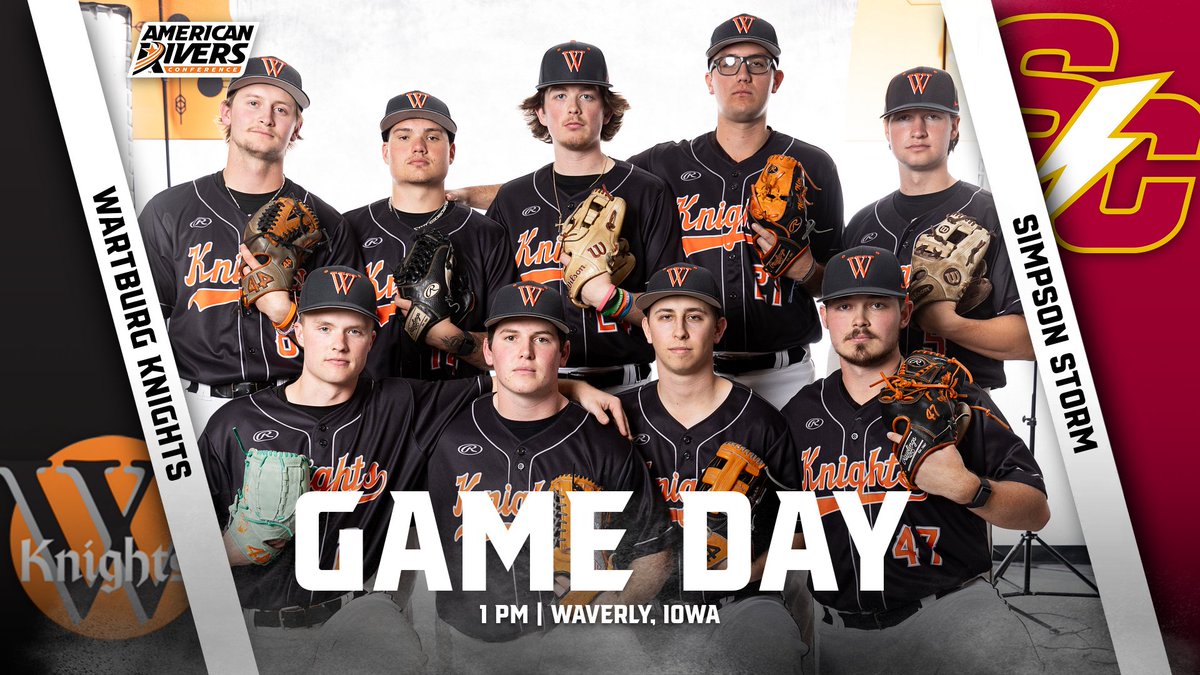 GAME DAY!!🔥⚾️ @WartburgBB is at HOME for Senior Day against Simpson! First pitch is set for 1 p.m. at Harms Stadium at Hertel Field. 📺bit.ly/3L46Y4j 📊bit.ly/3TlJgUt