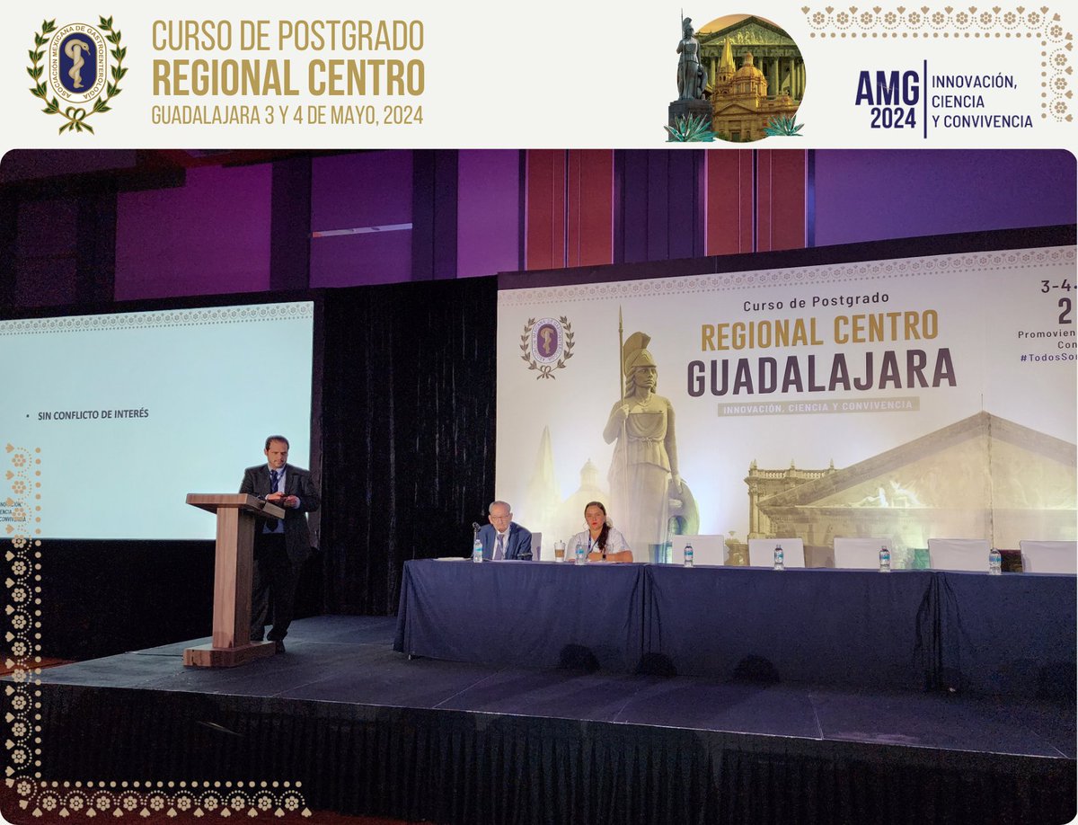 Actualización en el manejo de pancreatitis aguda por el Dr. Juan Manuel Aldana Ledesma.

#yosoyAMG #AMG2024 #innovacióncienciayconvivencia #RegionalCentro #CursoPostgrado
