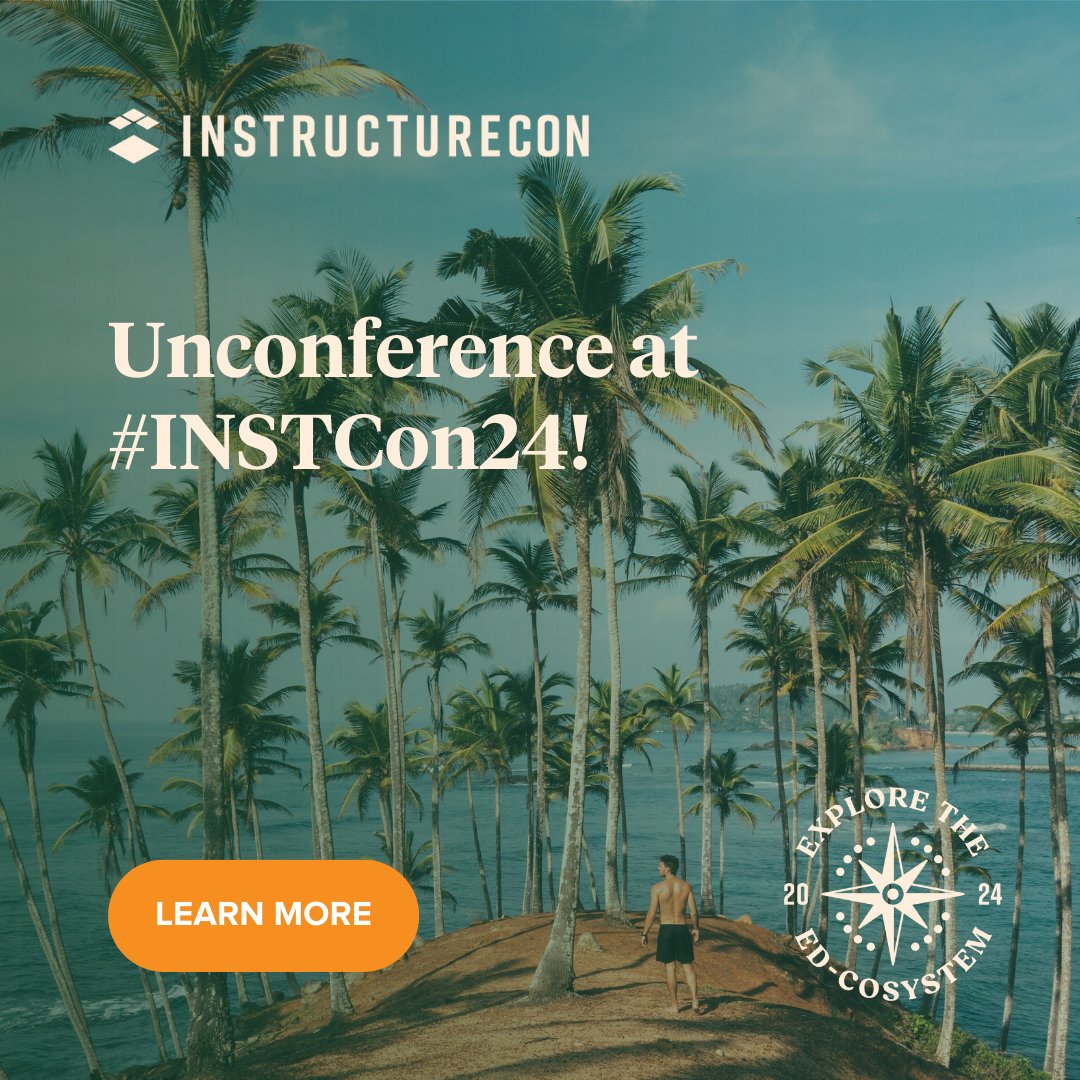 Join the Unconference at #INSTCon24! After official events wrap, attendees choose the topics for in-depth discussions. No pre-planned presentations, just engaging conversations led by participants. Perfect for brainstorming and connecting! See you there! instructure.com/events/instruc…
