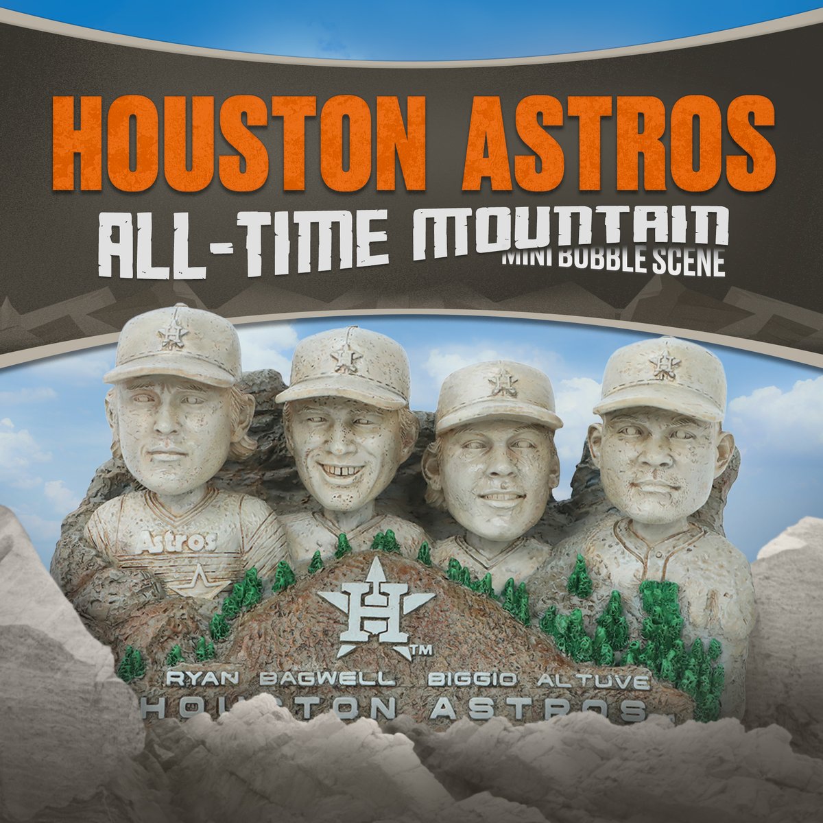 Repping the H ⚾ Houston #Astros all-time mountain mini scene