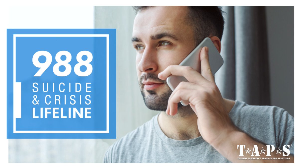 If you're a service member, veteran, or military family member in crisis or concerned about someone else, call 988, then press 1. You don't need to be enrolled in VA benefits or health care to contact the 24/7 Veterans Crisis Line. @988Lifeline