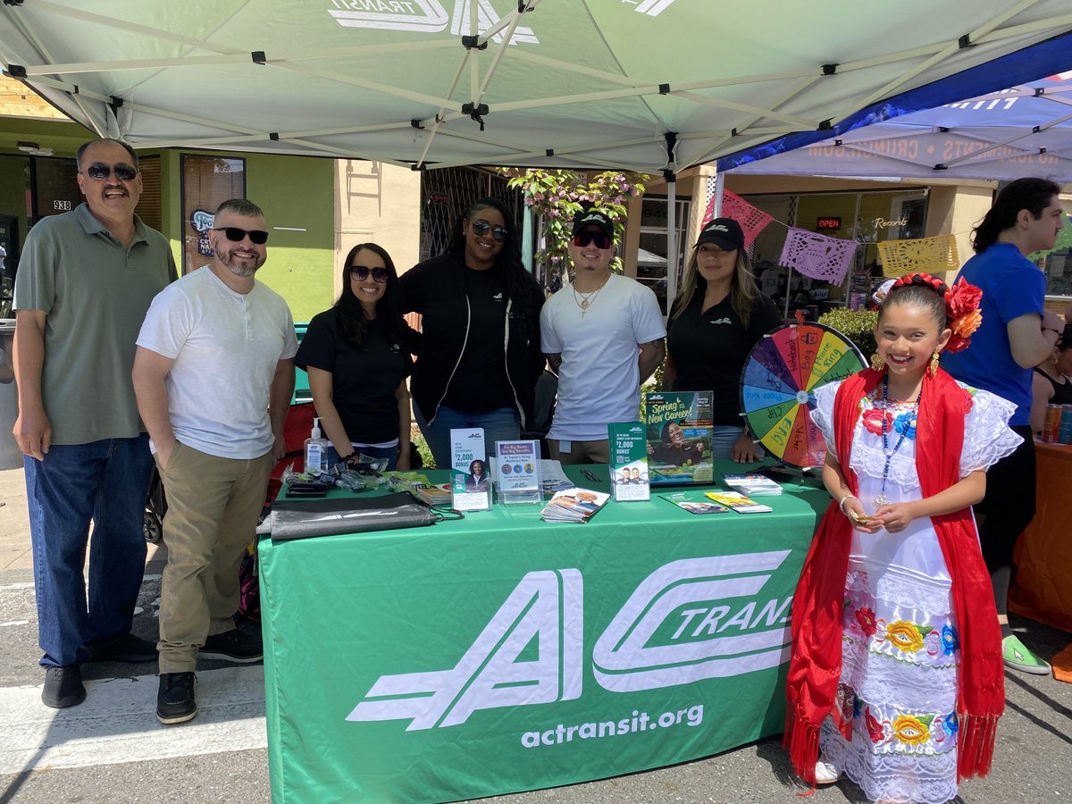 Richmond Cinco de Mayo celebration is this Sunday! Come out and join the festivities! bit.ly/44qMNpY 📍 23rd St between Rheem Ave and Clinton Ave ⏰ 10am -5pm Make sure to visit our table for bus service info and giveaway items. Bus detours: bit.ly/3xY4XDc