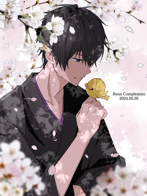 「branch cherry blossoms」 illustration images(Latest)