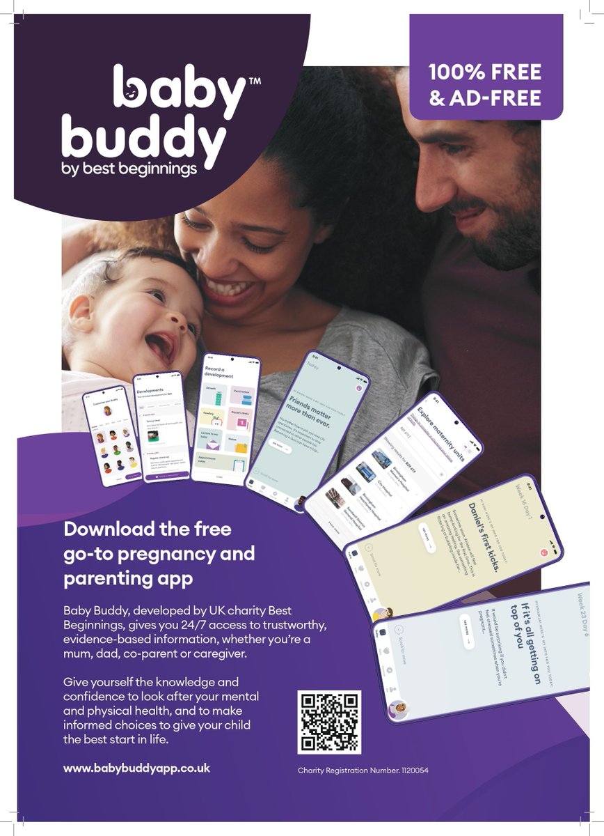 As part of Maternal Mental Health Awareness week our teams have been sharing resources, information and groups for those who may need help. One app the team encourages new parents or caregivers to download is 'Baby Buddy'. Find out more here: buff.ly/3dKghDc