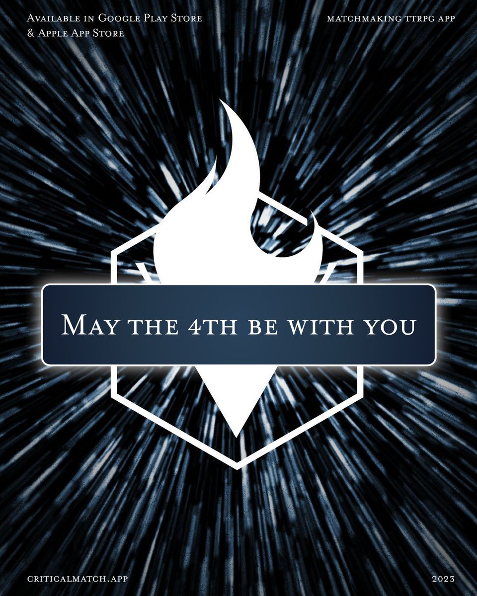 MAY THE 4TH BE WITH YOU ALL, MATCHERS!