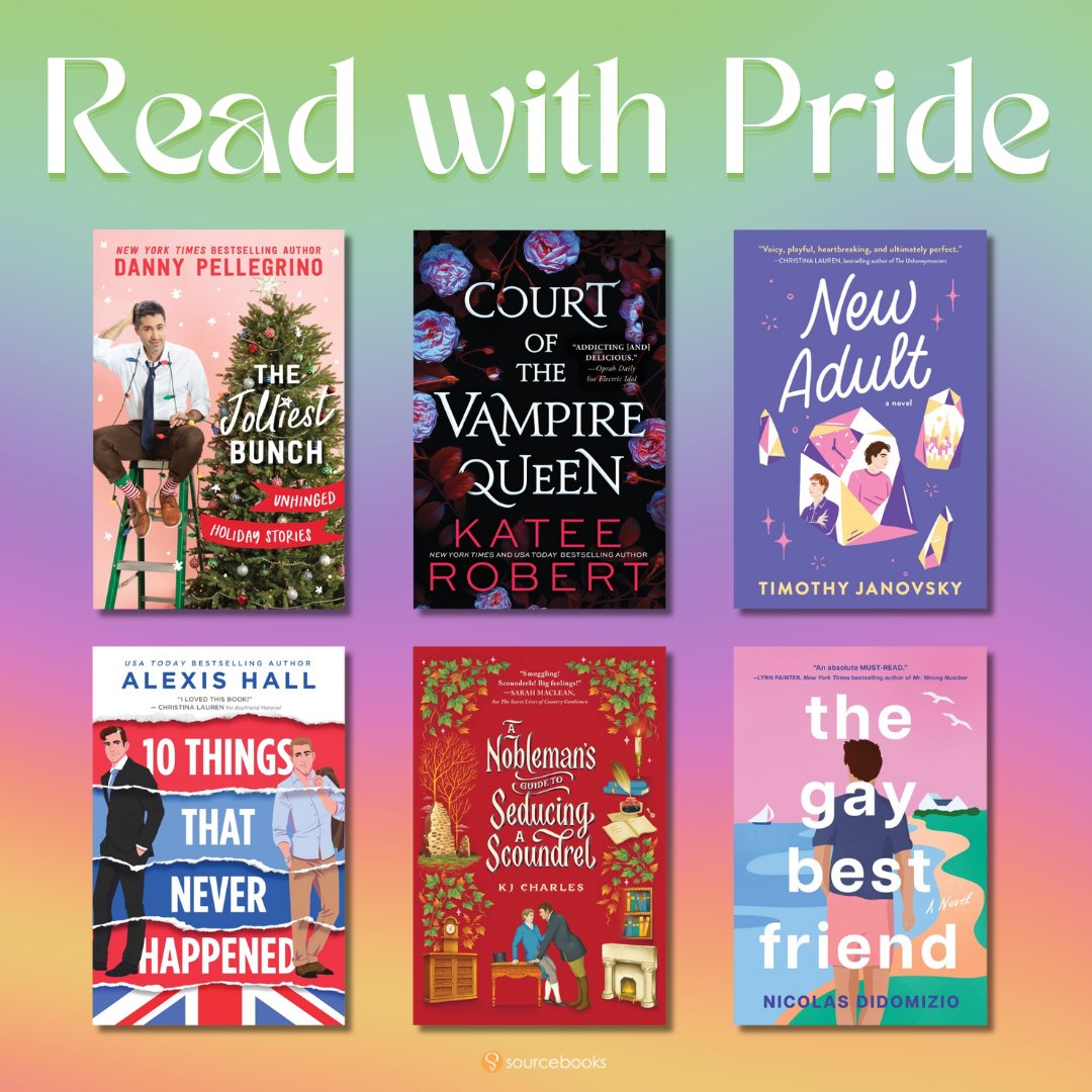 You can never have too many books to celebrate Pride Month! 🏳️‍🌈 Find all our adult titles by queer authors and creators here: ow.ly/TvSz50RsTw8