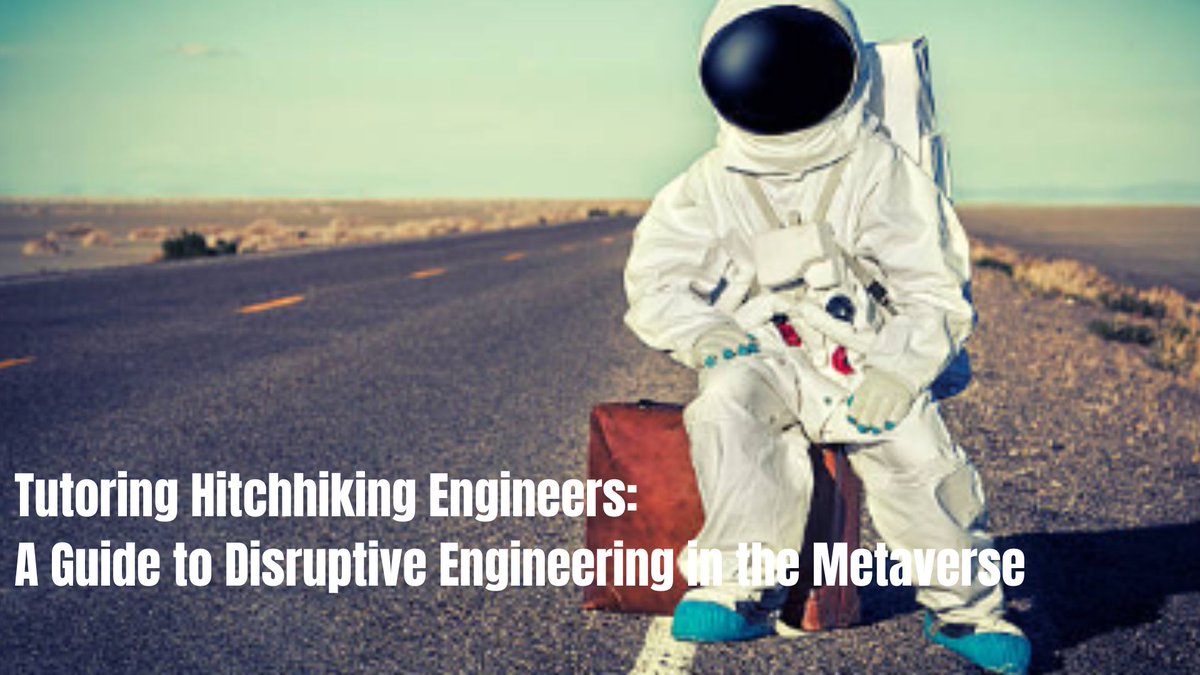 moveo_i's tweet image. linkedin.com/pulse/tutoring…
Tutoring Hitchhiking Engineers: A Guide to Disruptive Engineering in the Metaverse#EngineeringMetaverse, #AUA, #QuantumOptimization, #DigitalTwin, #SustainableDesign, #DisruptiveTech, #AerospaceInnovation, #EngineeringTransformation, #FutureOfWork,