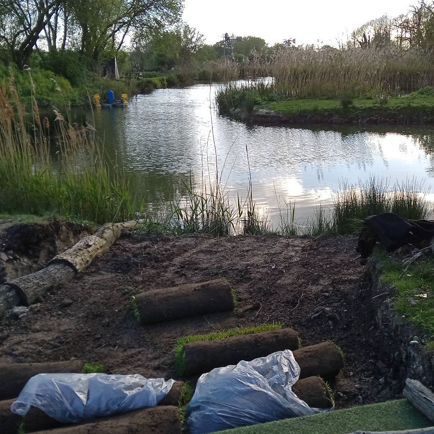 Turfing the new Lakeside Bell Tent fishing swim. Ready to book? Search RumBridgeFisheries - or give us a call.

#RumBridge #Fisheries #glamping #carp #angling #fishing #holidays #short-breaks #getaways #tackle-shop #lakeside #pods #lodges #cabins #Suffolk