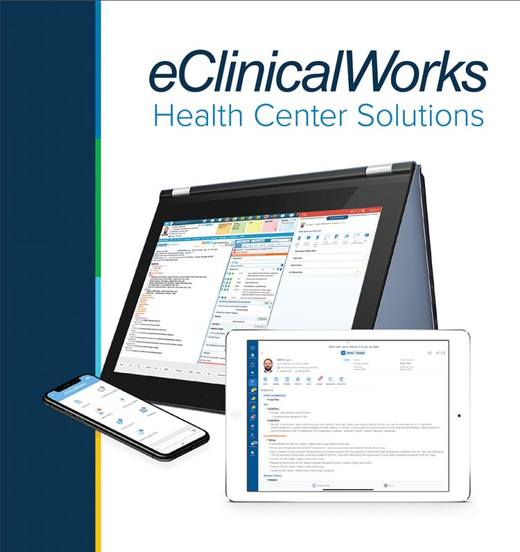 eCW helps more than half the nation’s #healthcenters deliver affordable #ValueBasedCare to underserved populations. From #OnlineBooking & convenient check-in to #PatientEngagement strategies & data analytics for #PopulationHealth, we’ve got you covered! ecw.co/3xZX3Jn