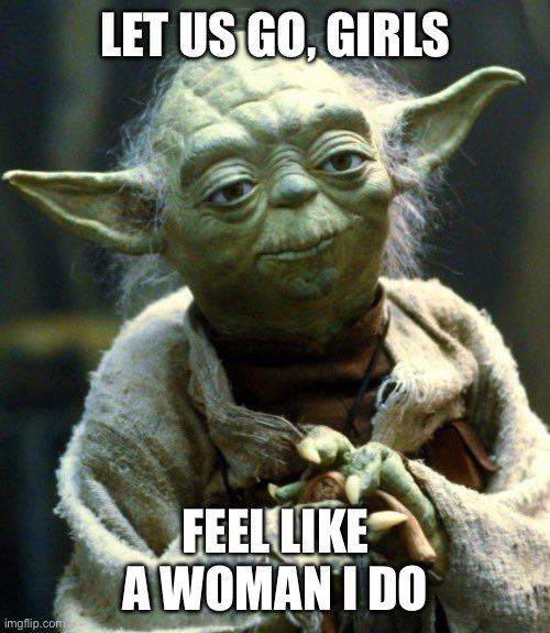 May the Fourth be with you ✌️ 

#shaniatwain #letsgogirls #StarWarsDay #yoda #funny #meme