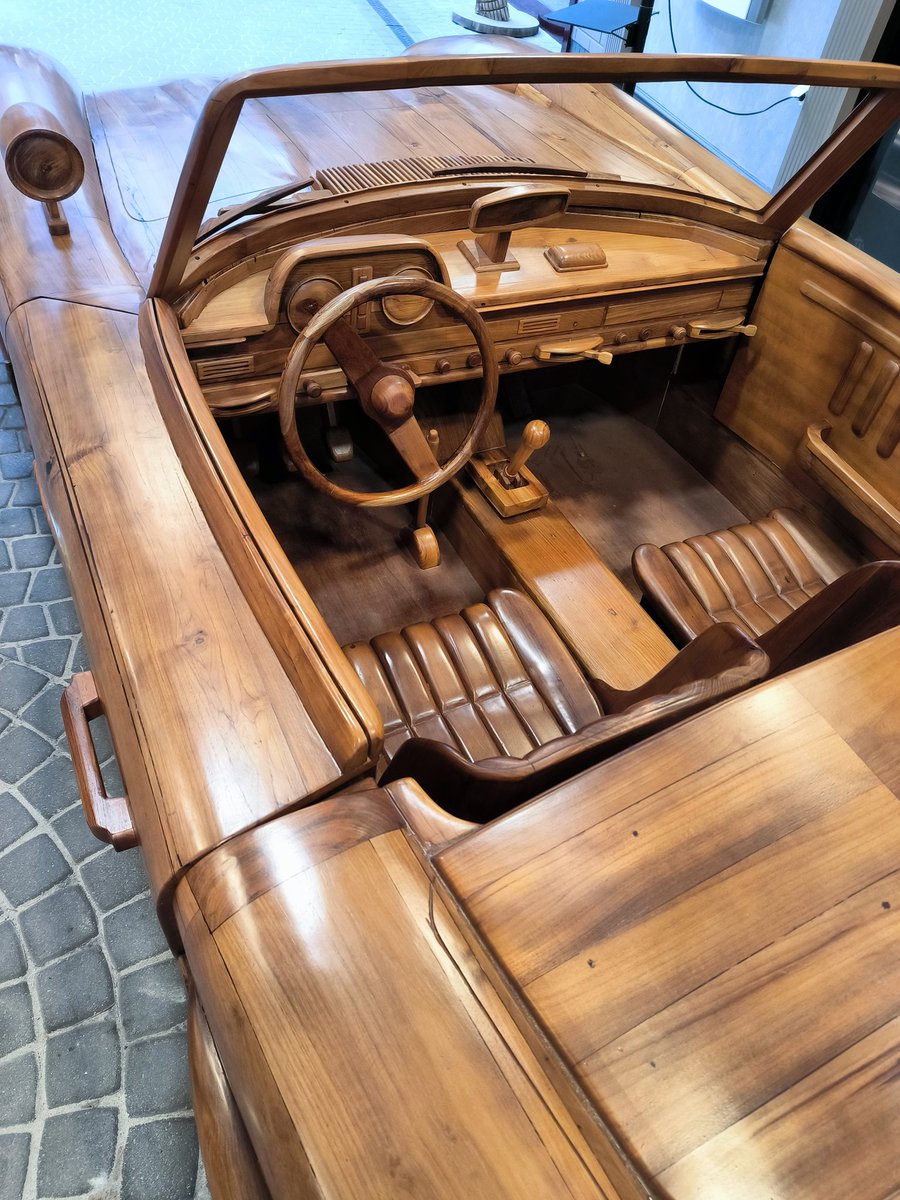 Wooden Mercedes Benz concept car. #MercedesBenz #ConceptCar #Budapest #JangolfinPhotography