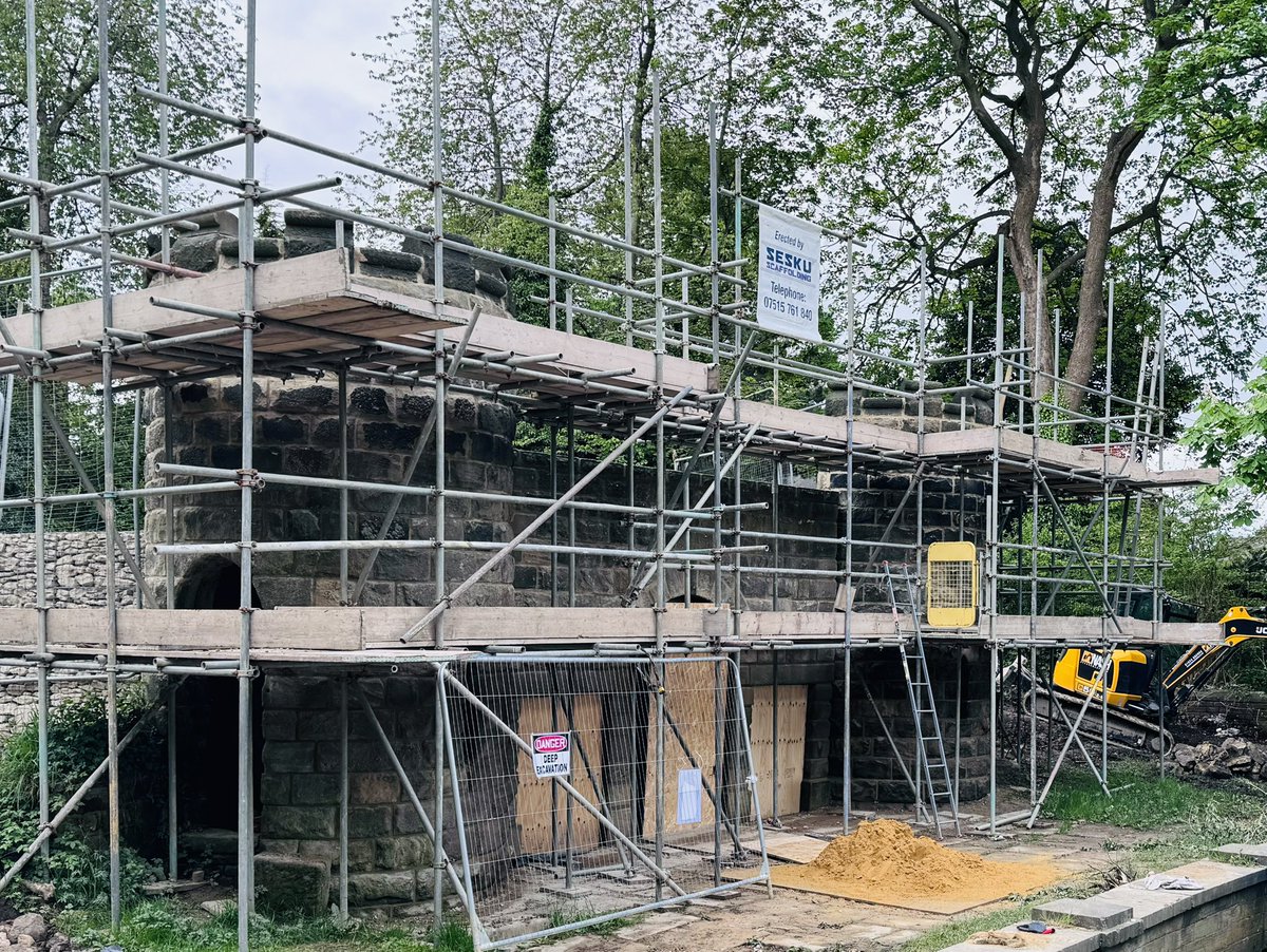 So pleasing to see the Headingley Bear Pit being fully restored by @leedscivictrust.