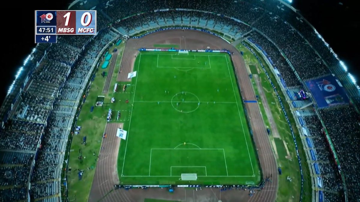 The stadium looks so amazing 😍😍😍 

#VYBK #IndianFootball