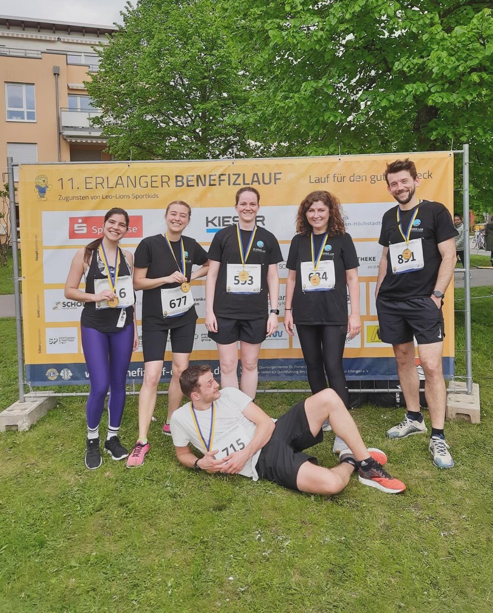 Today we participated in the 11th Erlanger Benefizlauf 🏃🏻‍♂️‍➡️🏃🏻‍♀️‍➡️ As a team, we completed 77 rounds, equivalent to almost 70km! 🚀💪🏻 #running #achievementunlocked #WinnerLab