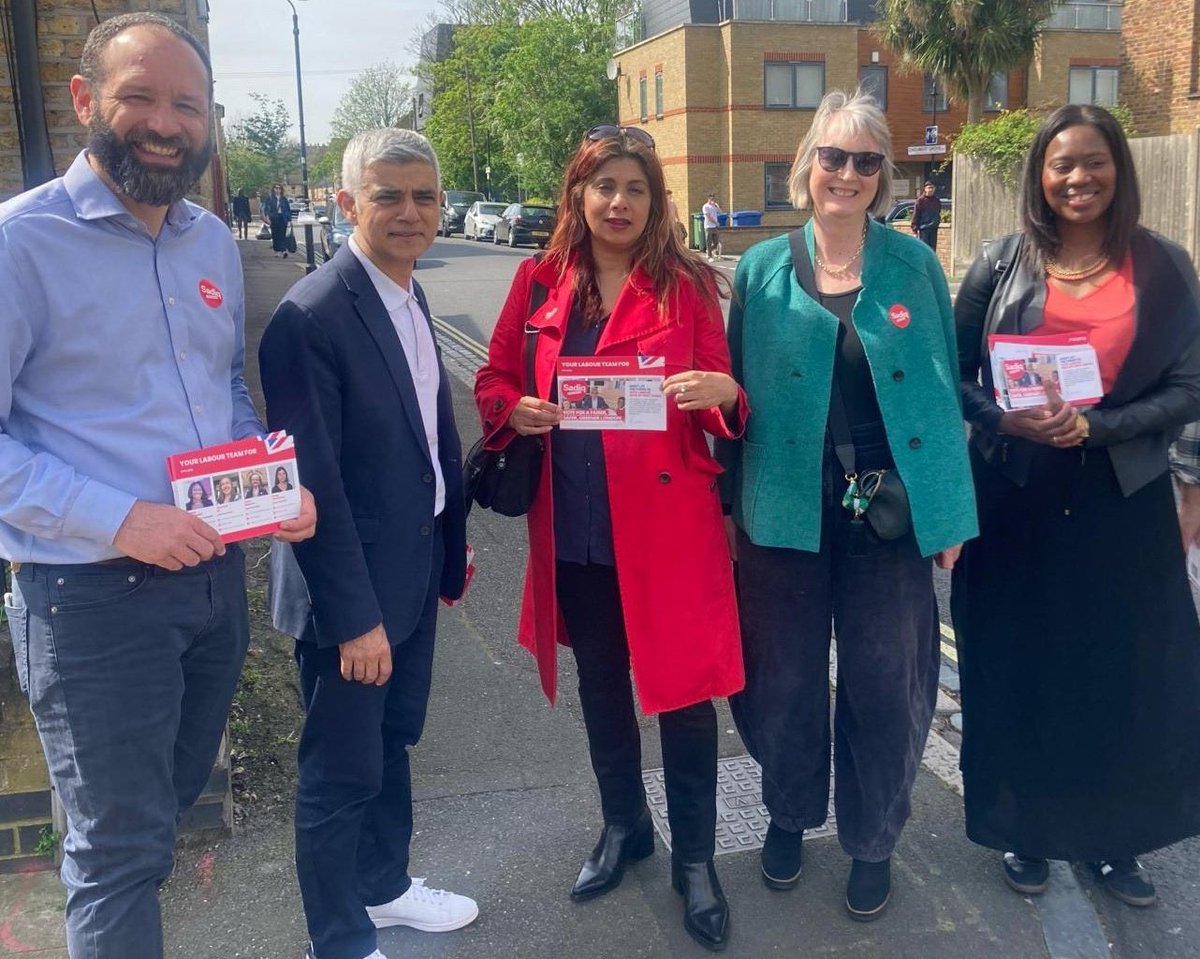 #4MoreYears congratulations @SadiqKhan . Londoners have chosen a fairer, safer, greener London for everyone, over hate and division. A big thank you to all the Cllrs, members and activities across Lambeth & Southwark for all your hard work. This was a team effort 🌹🌹