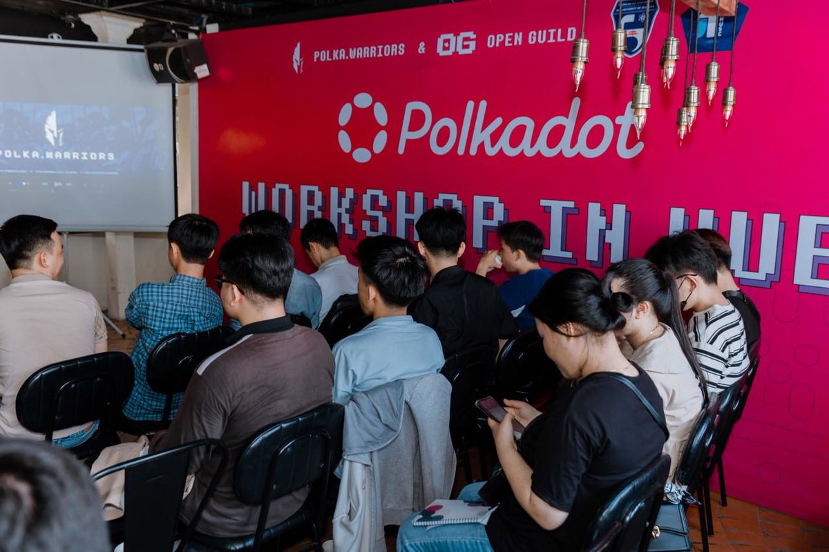 That’s a wrap for our #Polkadot Workshop in Hue 🤓🤓

A great kickoff for our first #Polkadot offline event in a while, and here are some candid moments! 

We hope you enjoy these &amp; hope to see you in the upcoming events!