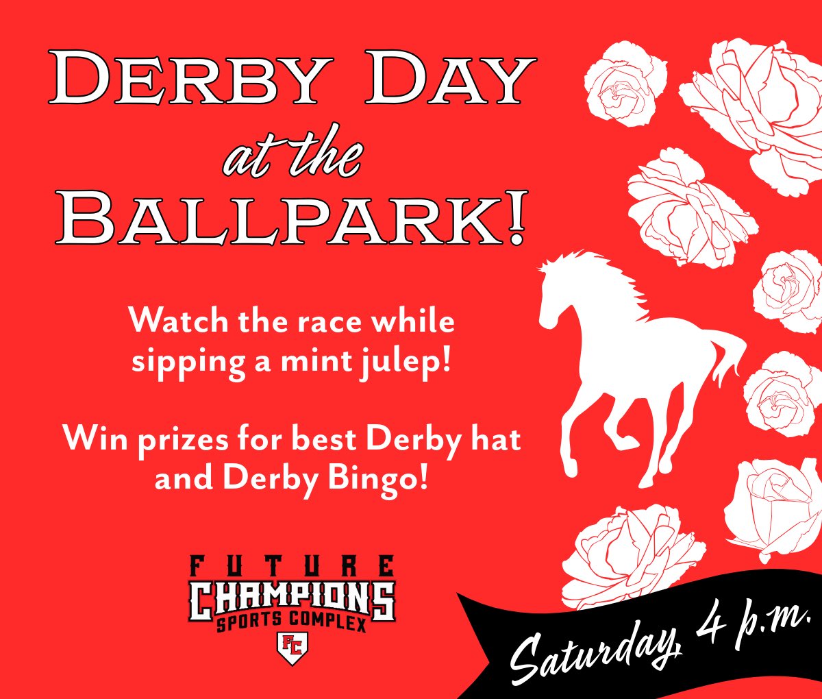 Join us for the Derby: mint juleps and prizes for Derby bingo and best Derby attire! ⚾️🐎🌹🏁👒⚾️ #FutureChampions #JacksonvilleIL #KentuckyDerby #mintjulep #derbydayattheballpark