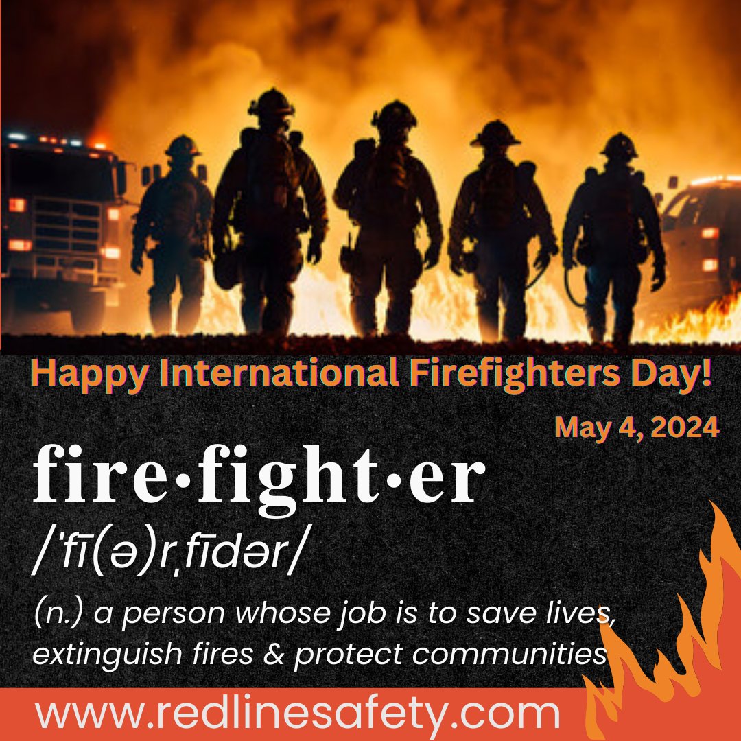 Saluting the brave souls who run towards danger to keep us safe, today and every day. Happy International Firefighters Day! 🚒🔥
 
#InternationalFirefightersDay #HeroesInAction #firefighters #technology #savinglives #innovators #fire #heroes #publicsafety #chiefmiller #firehouse