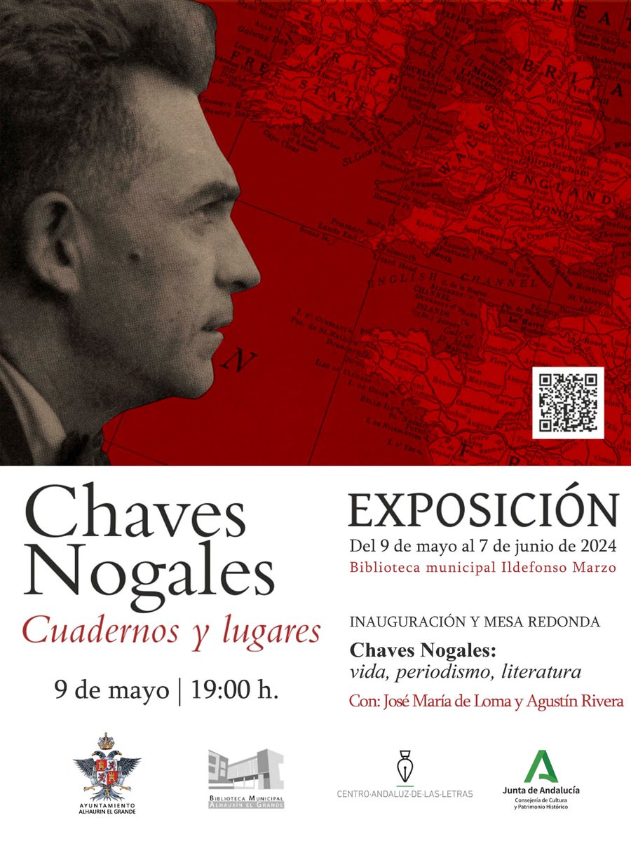 @EvaDiazPerez @abcdesevilla @diariosevilla El próximo jueves, a las 19 horas, en Alhaurín El Grande, hablaré de la vida y obra de Chaves Nogales junto a @JoseMaDeLoma: