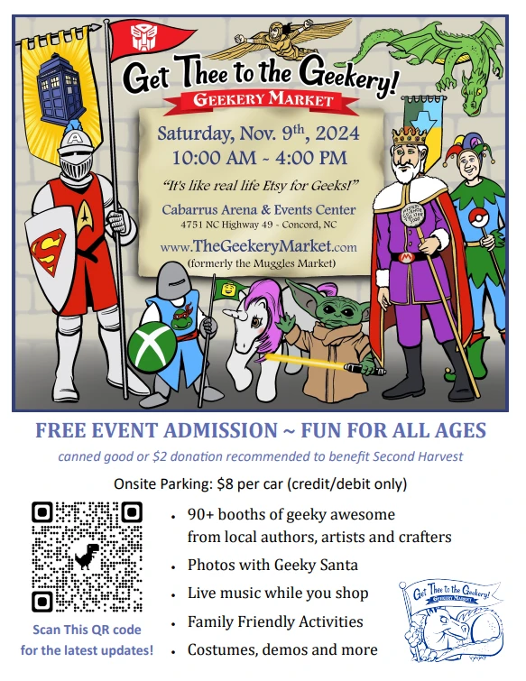 Mark your calendars for The Geekery Market on Saturday, November 9, 2024

#vendors #holidayevent #thegeekerymarket #santa #livemusic #greatbooks #golddustpublishing #author #indiepress #lgbtqia+
#lgbtq