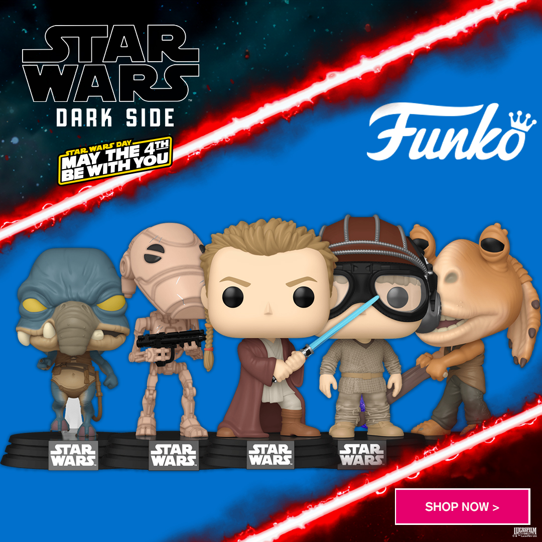 Check out our hugeeeee range of #StarWars funko and become the strongest collector in the universe! 🔗 ow.ly/E1m950RwbFr #starwarsday #maythe4thbewithyou