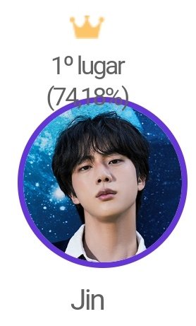 🗳️ MyCelebs | Results 🎉Congratulations Jin!! #JIN won first place in 'During this tiring exam period, which idol will be my vitamin?' with 74.18% of the votes 🔥 You guys are awesome!🙌 #진 #방탄소년단진