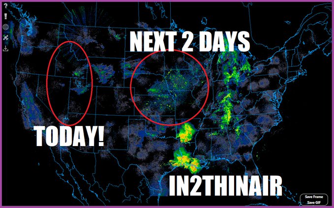 Here was out DEAD ON PREDICTION!! 📢ALERT! - EYES ON These 2 Areas!📷 📷Severe Weather Watch! The Atmosphere is being LIT UP and energized by NEXRAD Radar towers for Central US to Great Lakes! I will break this down much more but remember this! We know the SCIENCE hasn't…