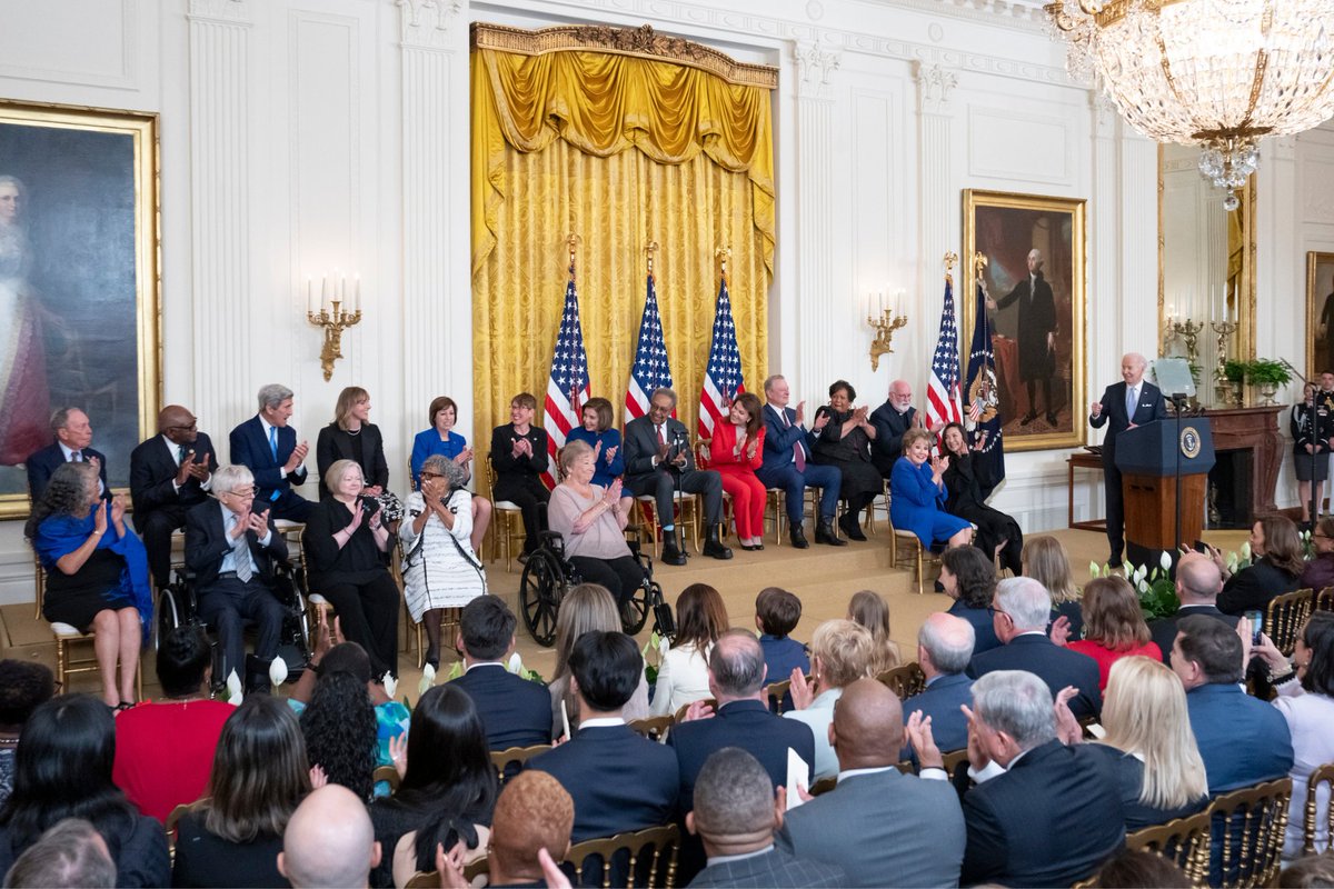 The Medal of Freedom is our nation's highest civilian honor. Congratulations to yesterday's 19 recipients — you represent the best of America.