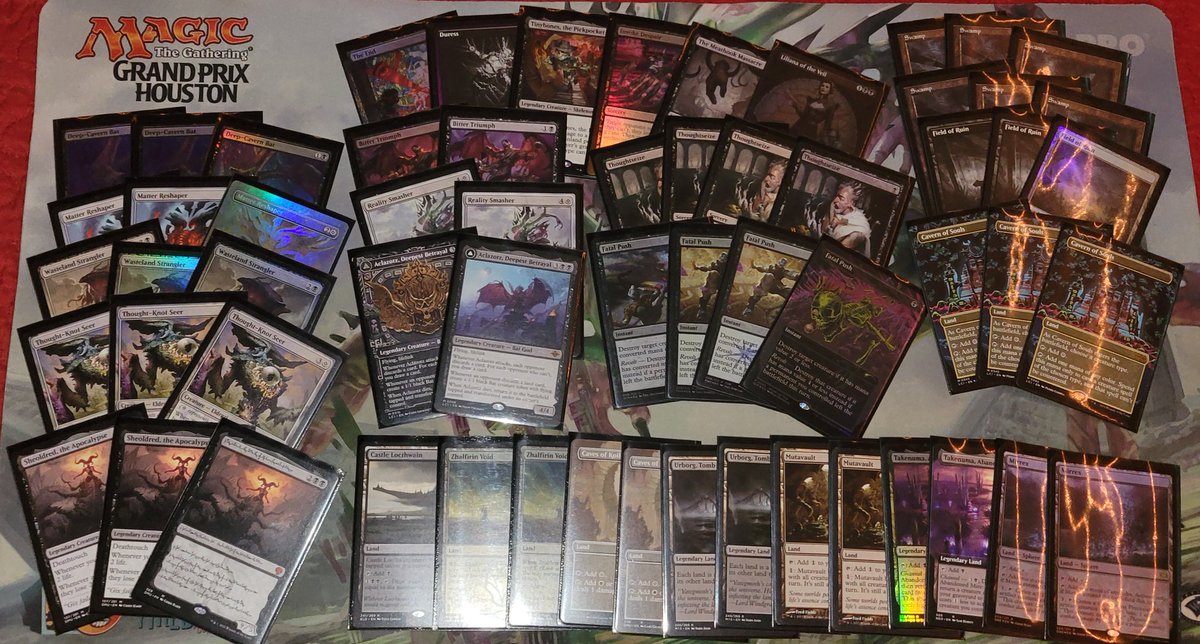 First RCQ of the season. . .this is ready as I'm going to get.

#monoblackeverything #eldrazi #theabyss #mtg #pioneer #RCQ