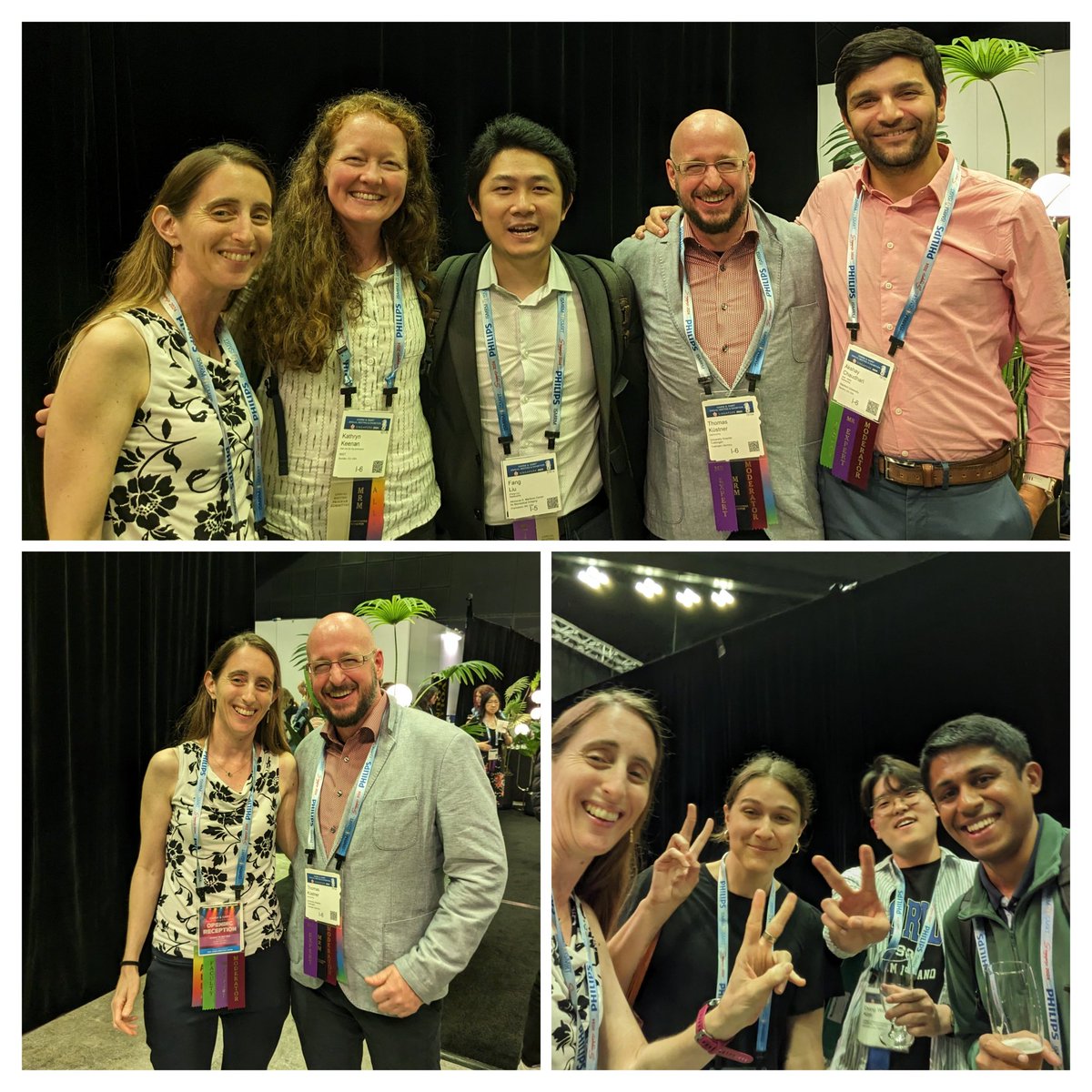 Amazing vibes at @ISMRM's first evening! It was a real pleasure to welcome new members at the society's newbie reception & reconnect with colleagues. Looking forward to tomorrow's sessions!