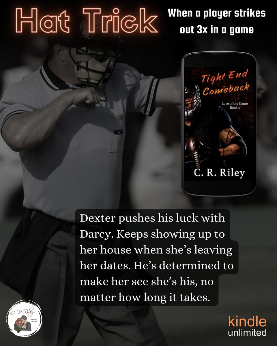 🏈 Tight End Comeback, Love of the Game 🏈 books2read.com/tight-end-come… Available on Amazon & #kindleunlimited @CRileyauthor