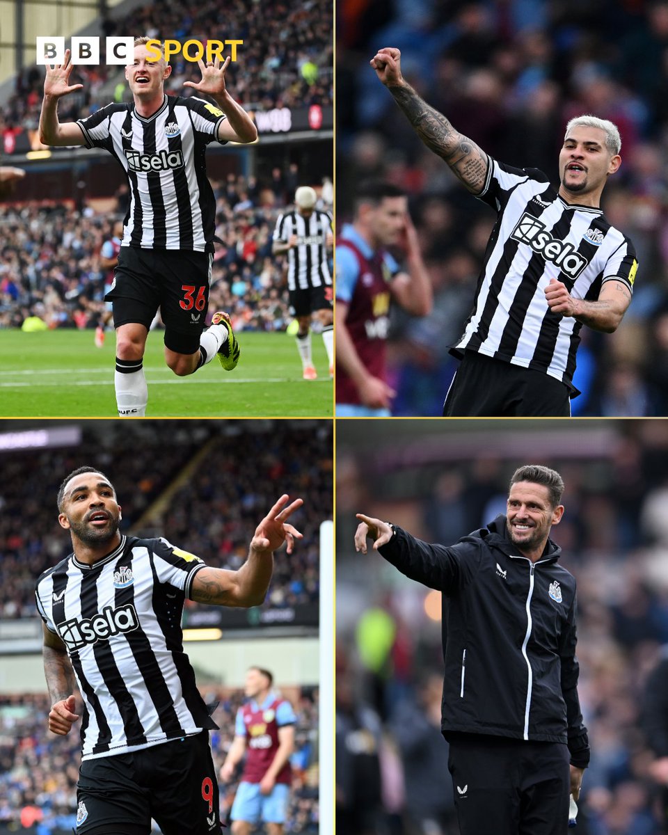 ⚫️⚪️😍📸 📱bbc.in/3yddRg1 #NUFC | #BURNEW | #BBCFootball