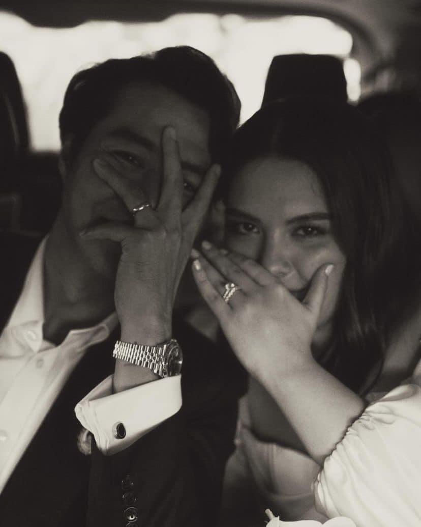 #ZanjoeMarudo and #RiaAtayde flex their wedding rings in the former’s recent IG post. 💍 📸: @onlyzanjoemarudo