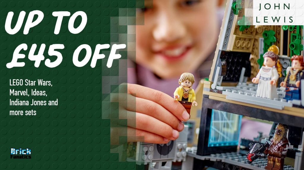 There are some great discounts to be had on massive LEGO models at John Lewis this weekend, including savings of nearly 33%. brickfanatics.com/12-best-lego-d… #LEGO #LEGOIdeas #LEGOStarWars #LEGONews