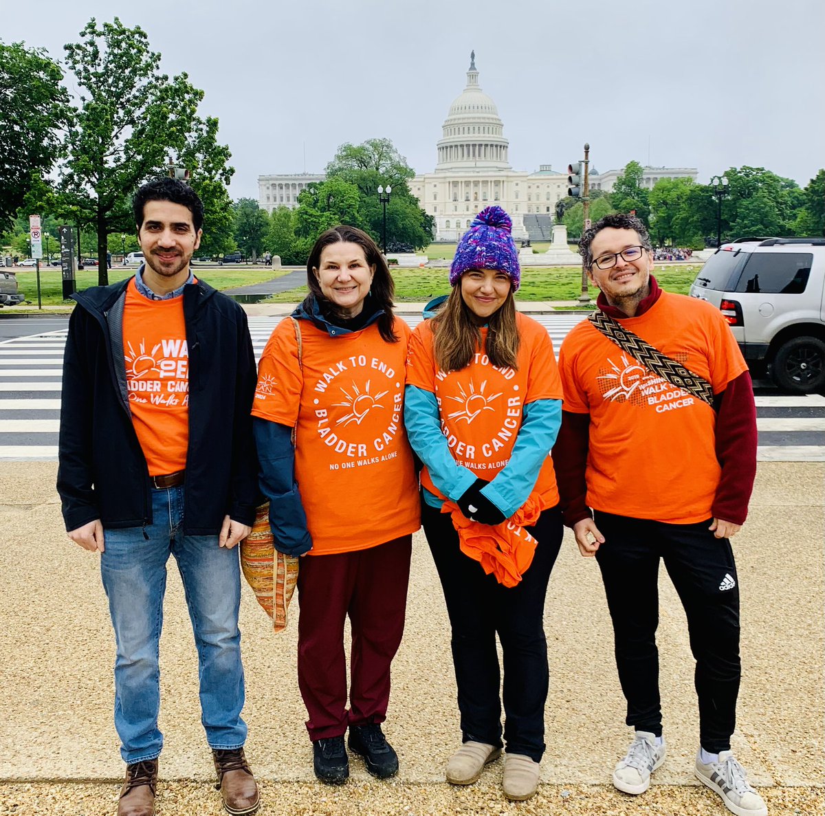 apolo_andrea's tweet photo. Great #BCAN @BladderCancerUS walk today in the DC with family, 🐕, friends, colleagues, and patients. #NoOneWalksAlone  #BladderCancer #UrothelialCarcinoma
#BladderCancerResearch Team 
@DrAndreKydd @SaadAtiq24 @EliasChandran @prokuninaolsson @RoufDr @PChoyke @GUMDROPtrials https://t.co/pPZoKajAtF