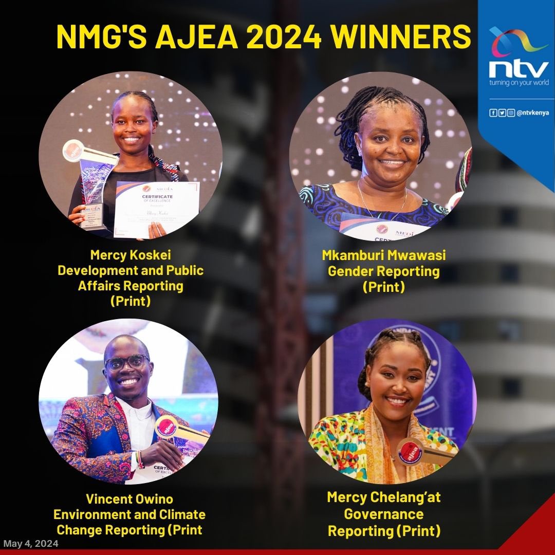 Domination in Excellence! Congratulations to @NationMediaGrp's Annual Journalism Excellence Awards (AJEA) winners of 2024! 🏆 🎊