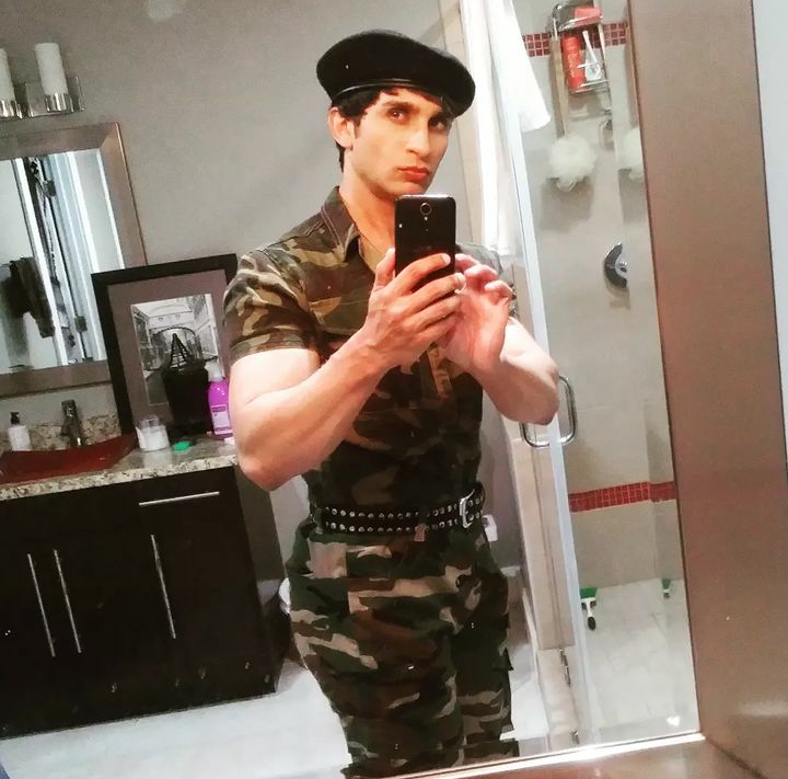 BadarATL's tweet photo. Went to the Madonna Celebration Tour concert. My look was inspired by one of her banned music video. Can you guess which one? @Madonna #Madonna #MadonnaCelebrationTour @StateFarmArena https://t.co/8tGQxlzV4A