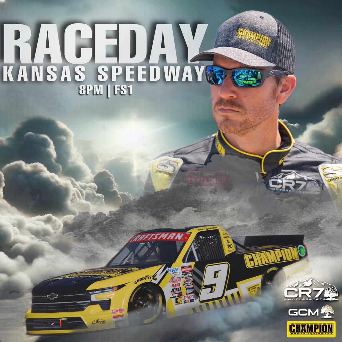 There’s no place like Kansas, it’s race day! 8PM ET | @FS1