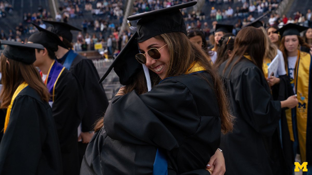 “The world needs more empathy, more humility and certainly more decency. If you want to shock the world, unleash your kindness” - @BradMeltzer #MGoGrad