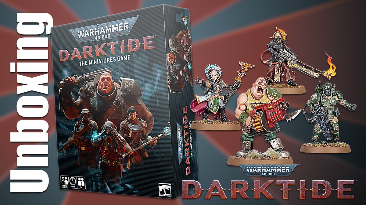 From the console and pc to the tabletop, DARKTIDE the miniatures game is here!

Unboxing Darktide: The Miniatures Game #boardgames youtu.be/Spe4sWt11a0?si… via @YouTube 
#Warhammer40K #DarkTide #Boardgame #WayoftheBrush #Unboxing #SniffTest #tabletopgaming