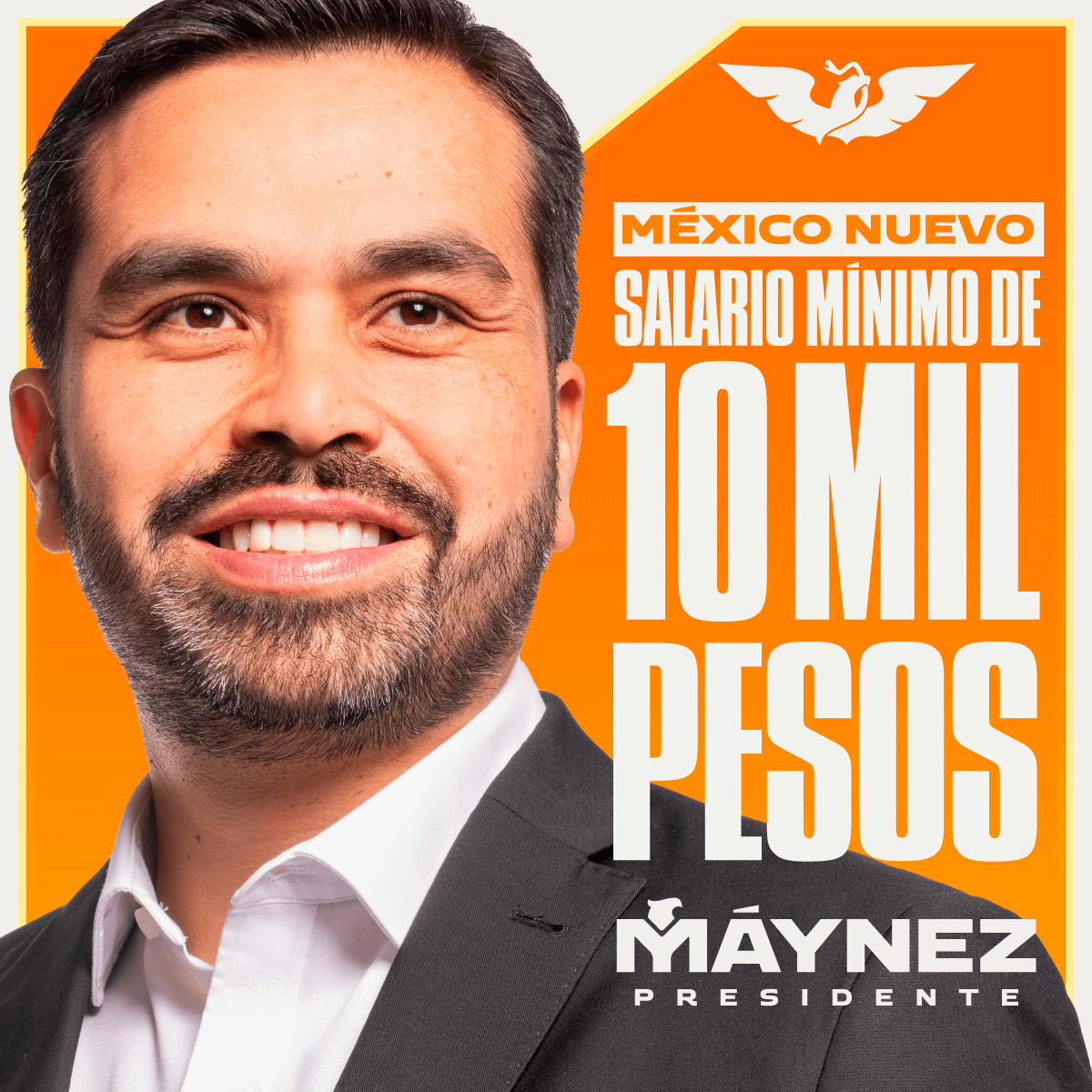 Las y los mexicanos necesitan salario mínimo digno, junto a <a href="/AlvarezMaynez/">Jorge Álvarez Máynez</a> presidente lo haremos posible en el próximo sexenio. 👊😎

Conoce más de sus propuestas en: maynez.com.mx/propuestas/.  🍊

El México Nuevo va en serio. 🧡🇲🇽