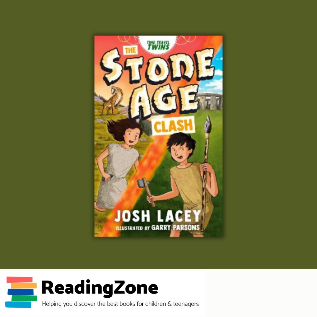 'Read it! Imagine it! And, KS2 teachers, use it to bring your history lessons to life.' Recommended by teachers for teachers, our #BookOfTheDay is The Time Travel Twins: The Stone Age Clash by @JoshLaceybooks & @ICanDrawDinos! readingzone.com/books/time-tra… @AndersenPress #edutwitter